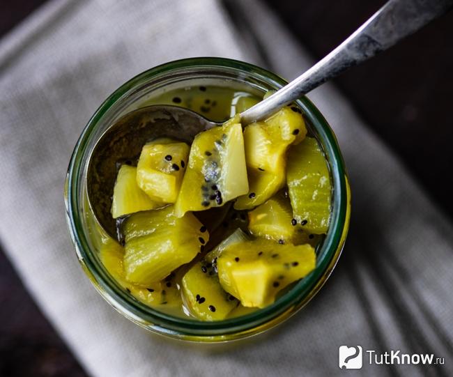 Приготовление варенья из киви