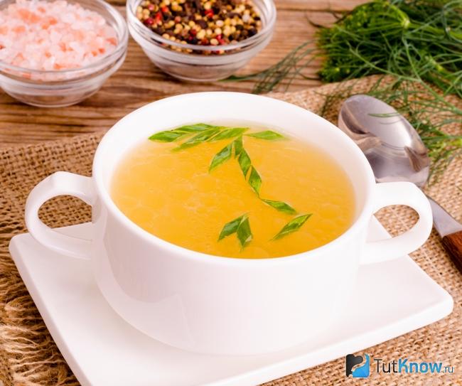 Бульон для жидкой диеты