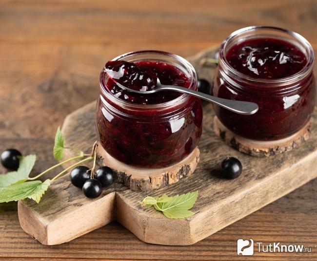 Варенье из черной смородины без варки