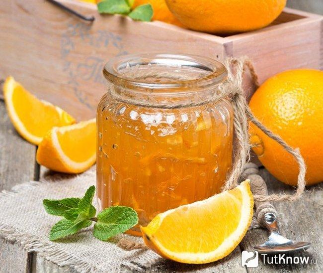 Абрикосовое варенье с апельсинами