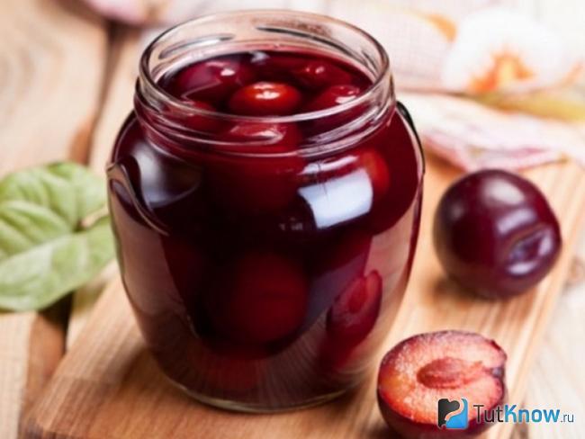 Компот из сливы на зиму