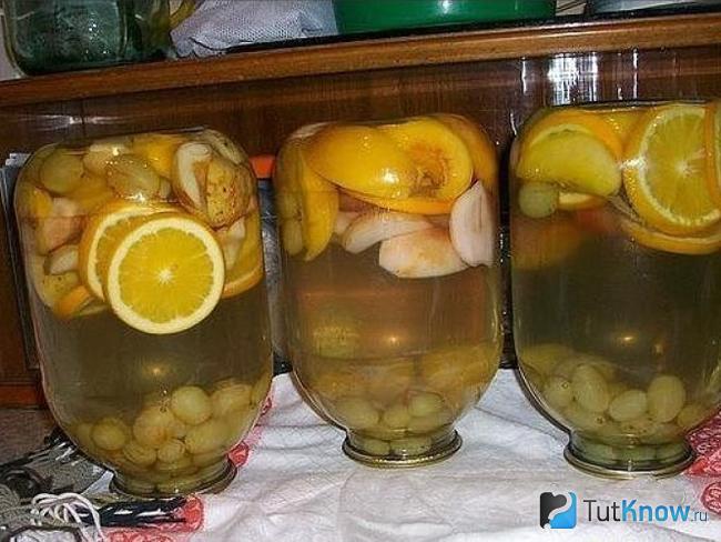 Компот из крыжовника на зиму