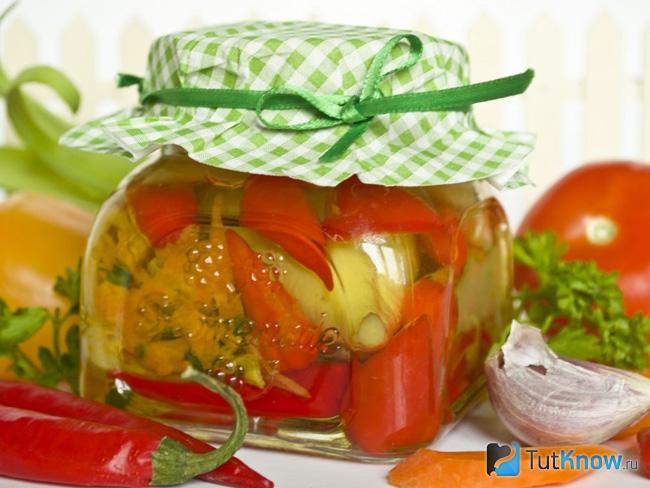 Маринованный горький перец