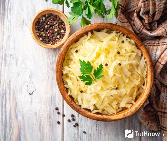 Квашеная капуста со специями
