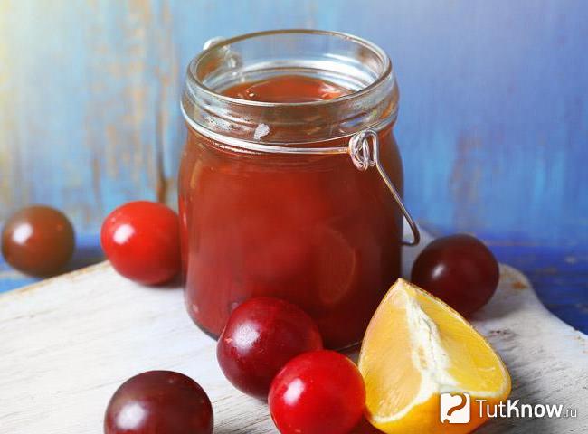 Варенье из слив с апельсином