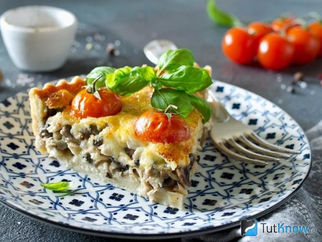 Киш с кабачками