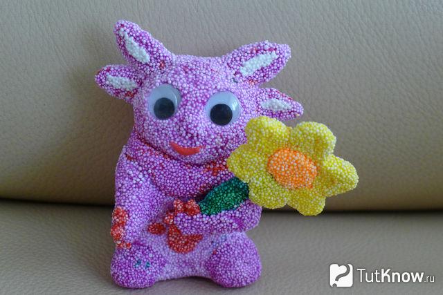 Фигурки из шарикового пластилина