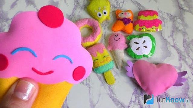 Сквиши из фоамирана