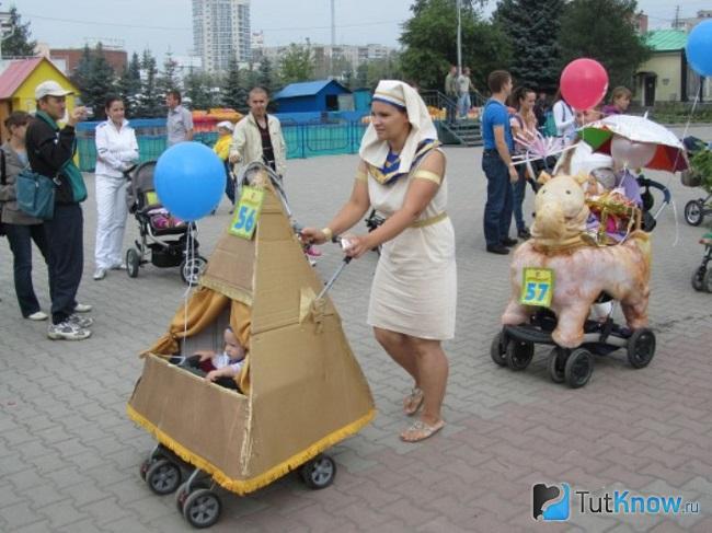 Украшаем коляску для девочки