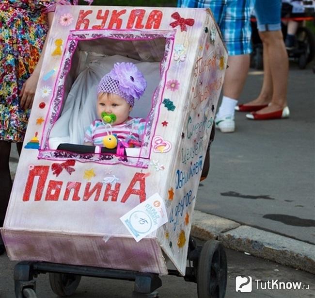 Украшаем коляску для девочки