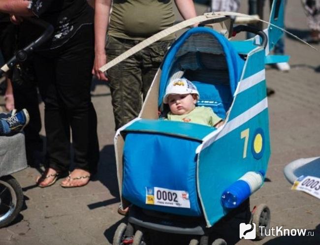 Украшаем коляску для мальчика своими руками