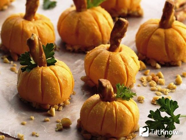 Сырная закуска «Тыквенный шар»