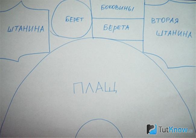 Выкройка костюма Царевича