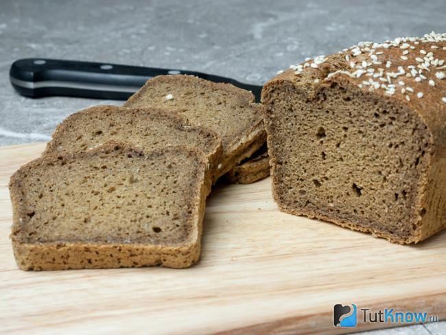 Готовый хлеб с кабачками