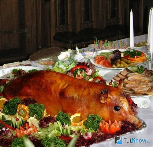 Угощение на свадьбу