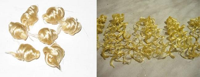 Заготовки из атласных лент