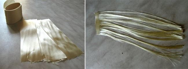 Заготовки из атласных лент