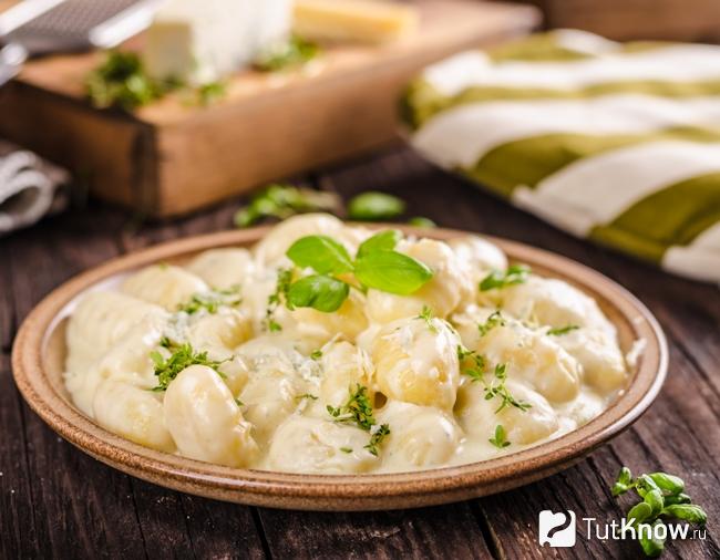 Ньокки с сыром