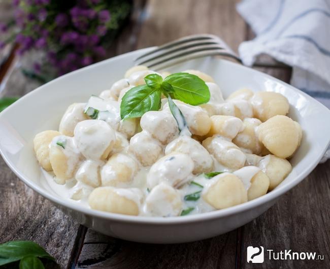 Ньокки с творогом