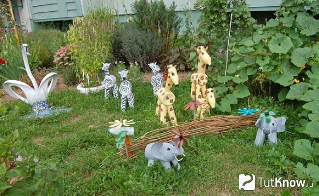 Животные своими руками на участке