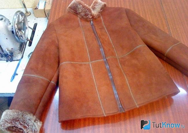 Переделанная дубленка