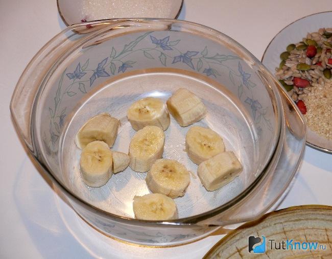 Кусочки банана