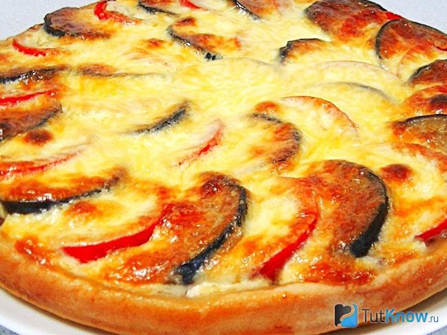 Пирог с баклажанами по-провански