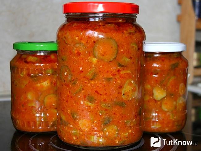 Салат из огурцов с горчицей и укропом
