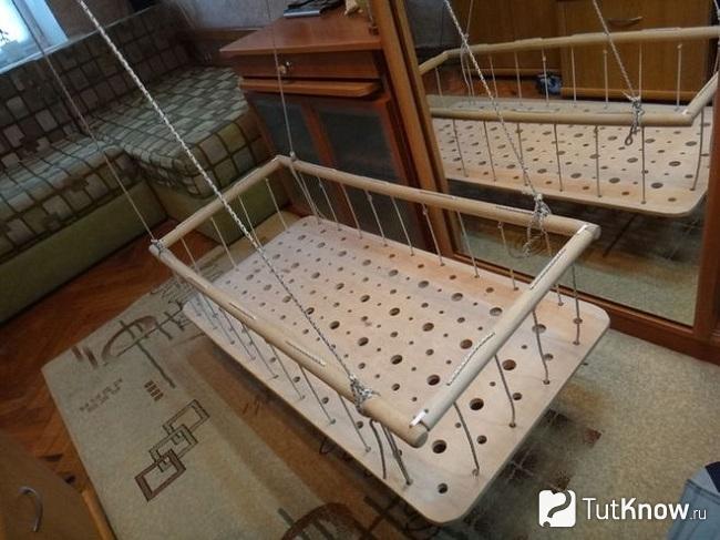 Люлька из дерева своими руками