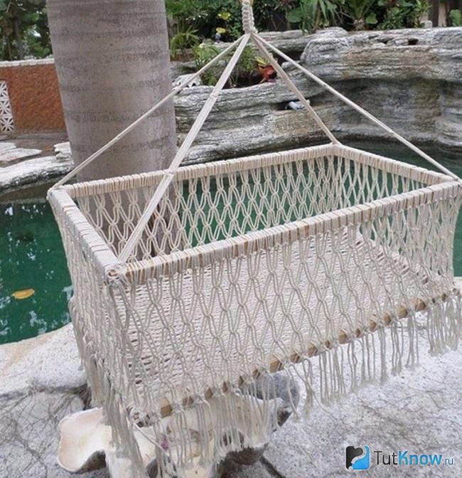 Колыбель для младенца своими руками