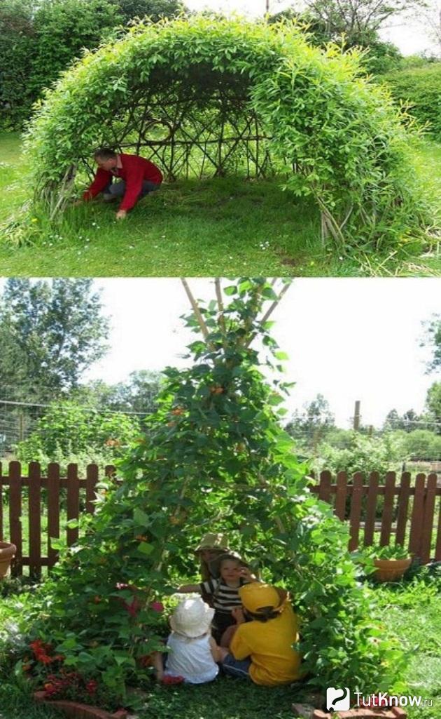 Тенистый уголок на даче