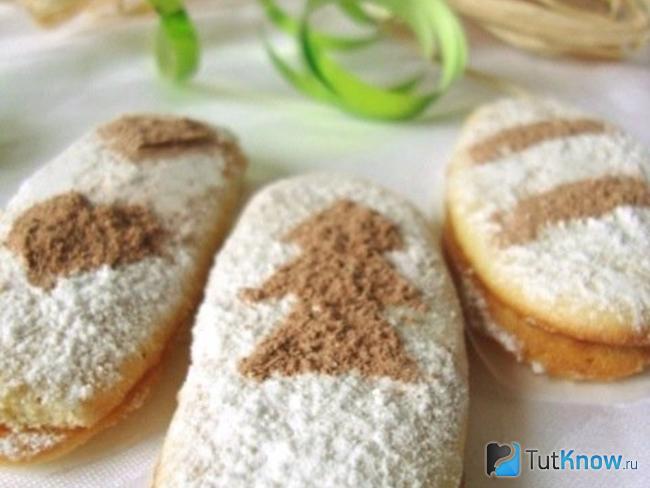 Бисквитное печенье Дамские пальчики