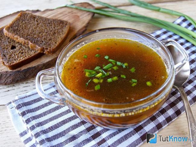 Суп из сушеных грибов с картошкой