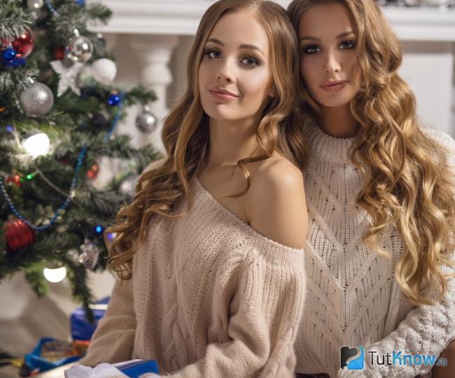 Новогодний макияж в естественных тонах