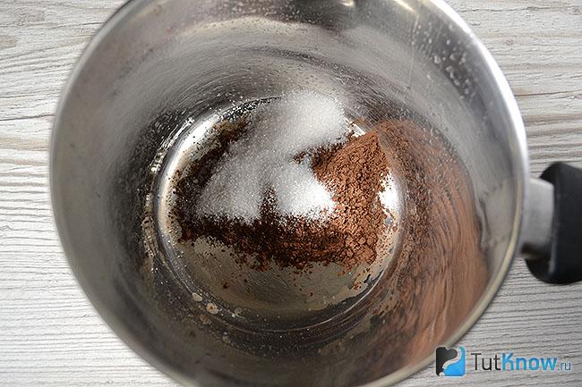 Какао с сахаром