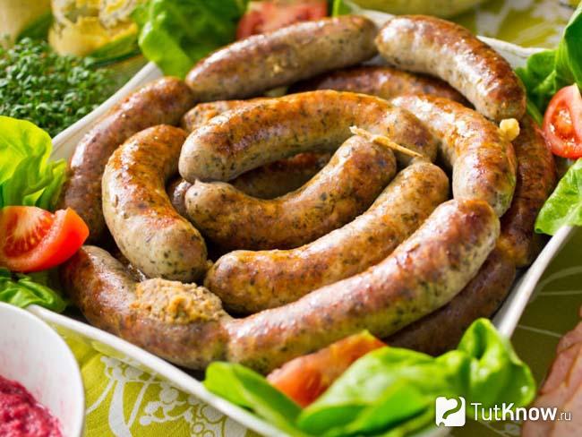 Домашняя колбаса из курицы