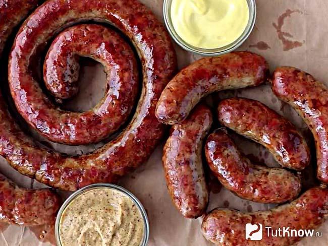 Рецепт домашней колбасы запеченной в духовке