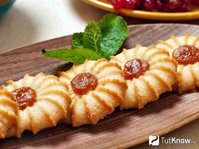 Готовое печенье Курабье