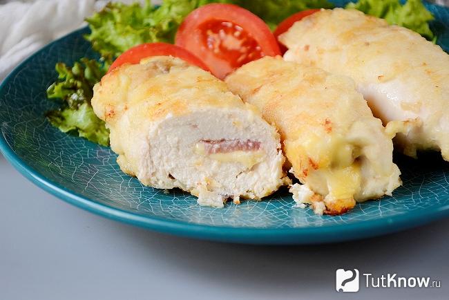 Готовые рулетики «Кордон блю» из куриного филе
