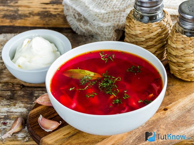 Борщ постный, классический рецепт