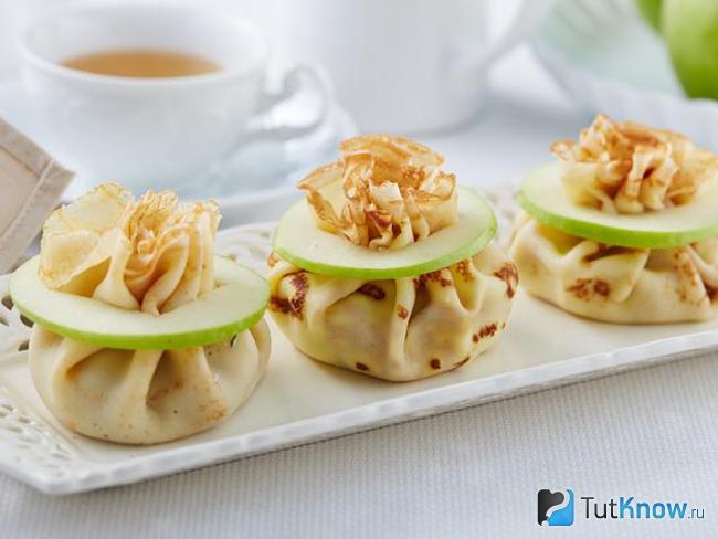 Блинные мешочки с кукурузным крахмалом и газировкой