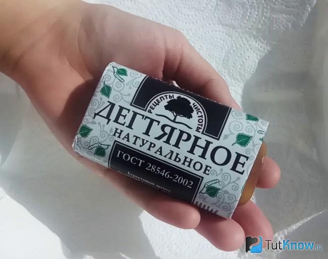 Дегтярное мыло как средство от вшей