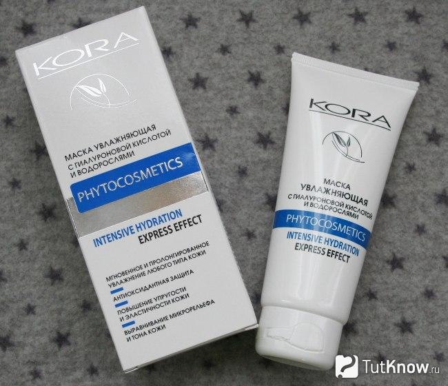 Крем-маска Kora с гиалуроновой кислотой и морскими экстрактами
