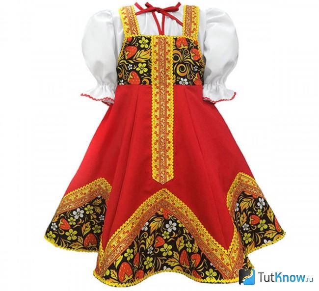 Сарафан на Масленицу