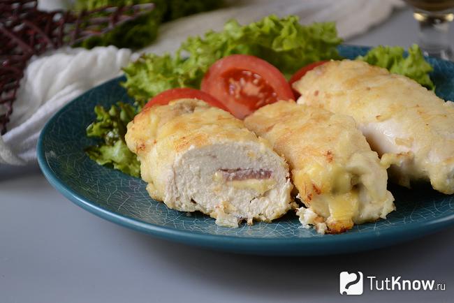 Рулетики «Кордон блю» из куриного филе