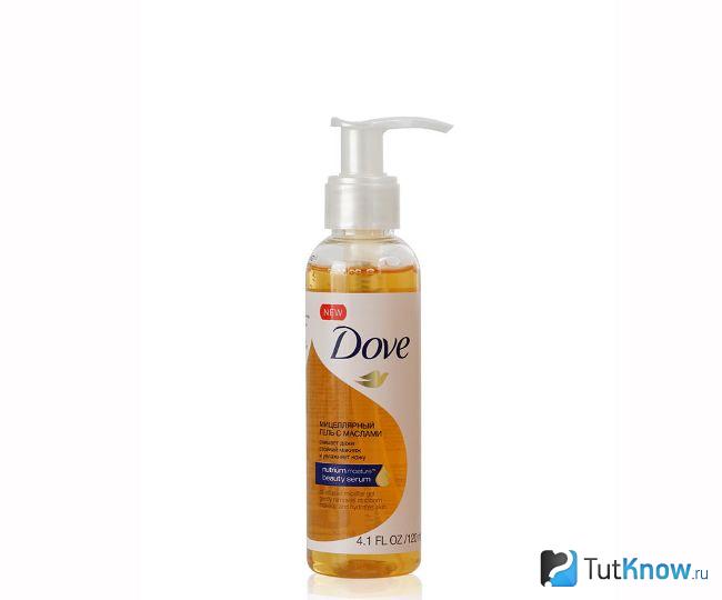 Мицеллярный гель Dove для снятия макияжа