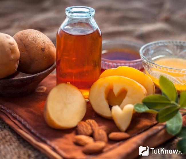 Домашнее средство с лимоном и картофелем для снятия макияжа