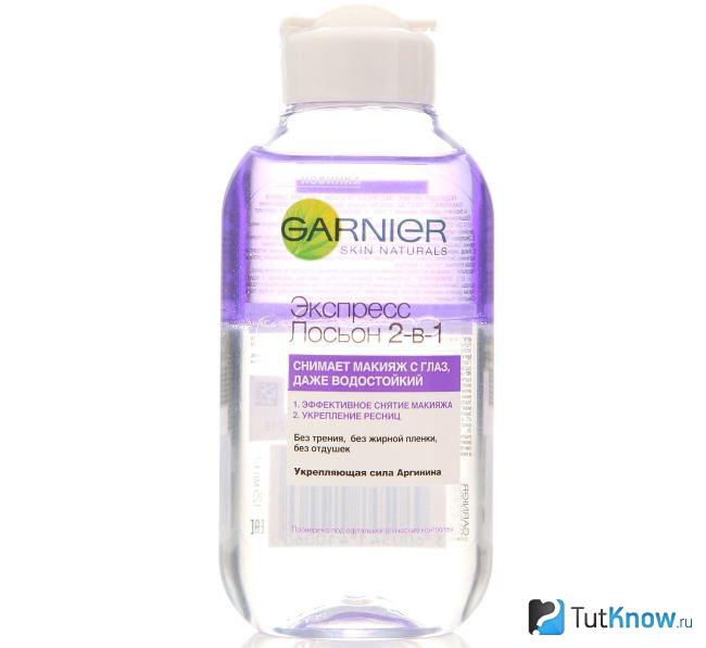 Экспресс-лосьон Garnier 2 в 1 для снятия макияжа