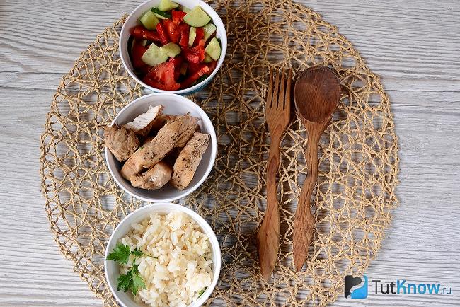 Готовое куриное филе на пару