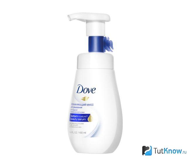 Увлажняющий мусс Dove для умывания